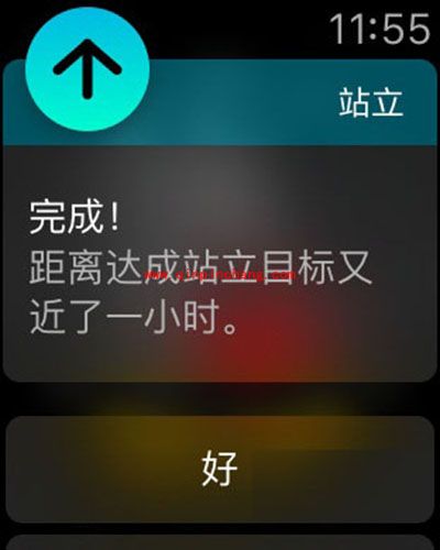 苹果手表Apple Watch站立提醒的准确使用方法