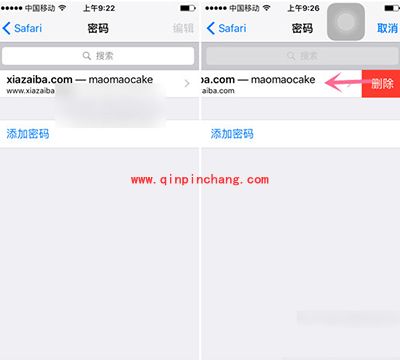 iPhone SE浏览器密码删除方法