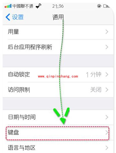 苹果ios8设置第三方输入法为默认的方法