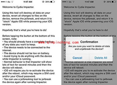 iphone手机恢复至未破###解状态方法