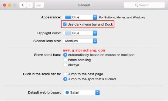 OS X Yosemite深色模式开启技巧