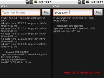 安卓手机运行ping命令的两个方法