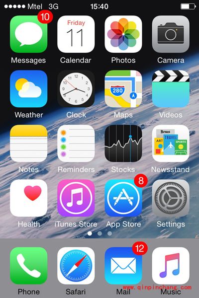 将iPhone的手机应用按照字母顺序排列的方法