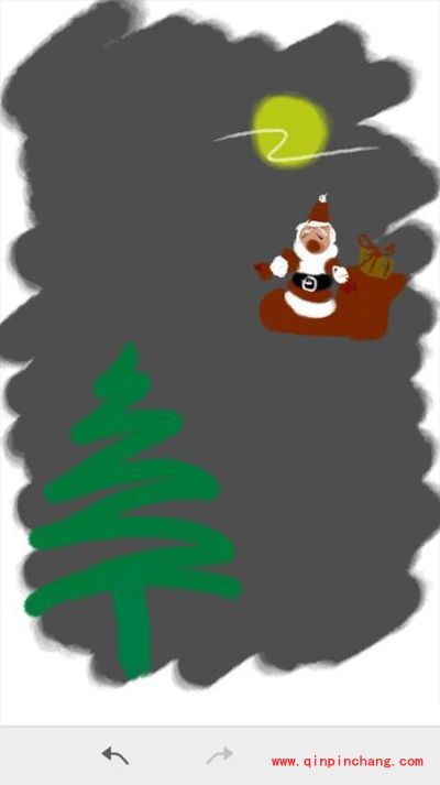 使用魅蓝note2的Flyme画板制作圣诞节贺卡的方法