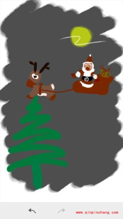 使用魅蓝note2的Flyme画板制作圣诞节贺卡的方法