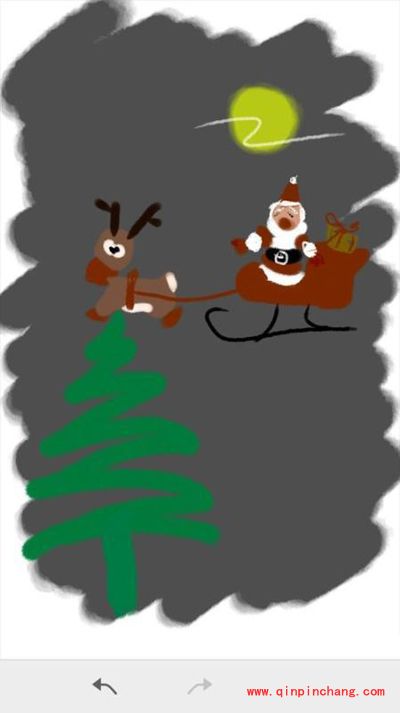 使用魅蓝note2的Flyme画板制作圣诞节贺卡的方法