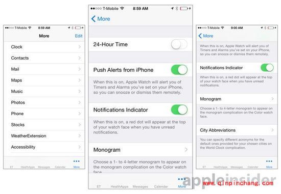 iOS 8.2 Apple Watch相关功能一览
