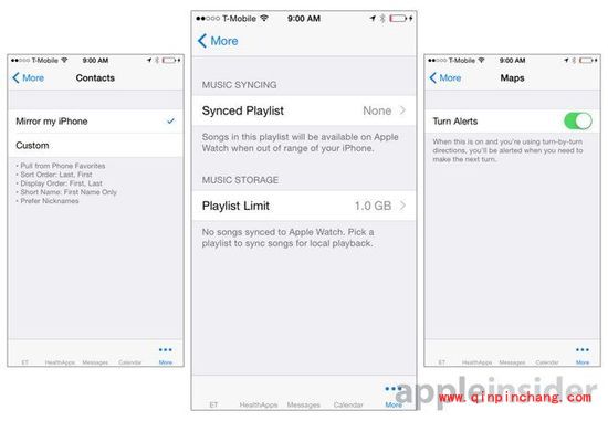 iOS 8.2 Apple Watch相关功能一览