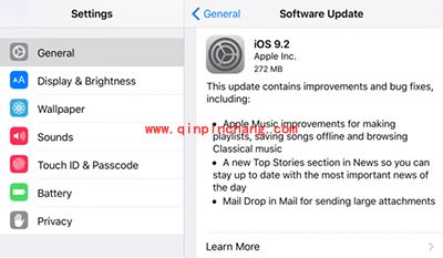 iphone6s/6s Plus显示电量百分比故障解决办法
