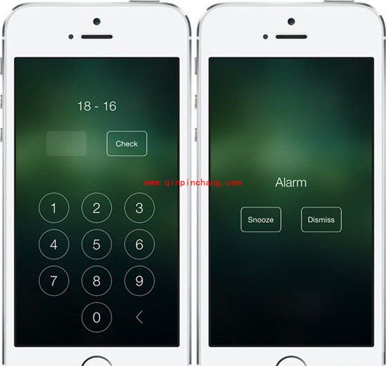 iOS7破###解插件EQUALarm:将闹钟设置为数学题