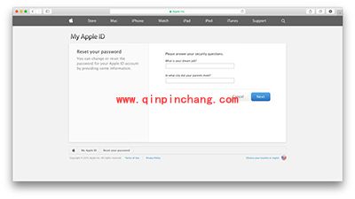 iCloud账号密码忘记了怎么办