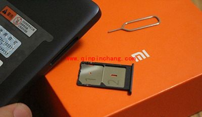 小米4c插卡方法