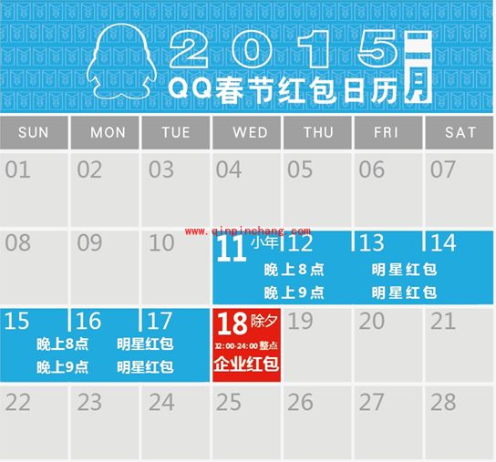 QQ宣布派发30亿红包:明星红包+企业红包