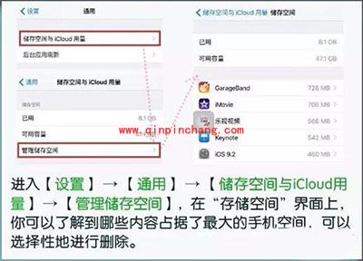 iPhone 16G内存提示不足？支你六招轻松解决