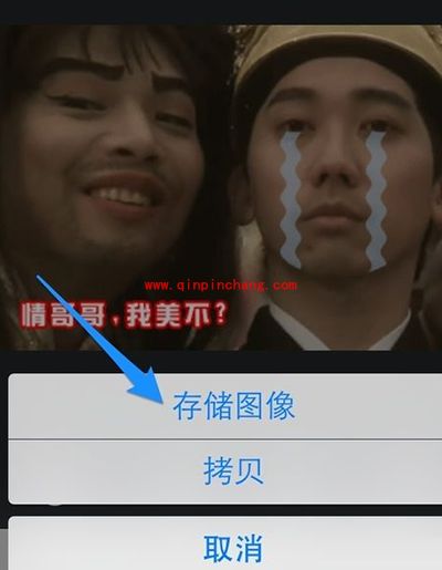 将GIF动态图保存到iPhone手机上的方法