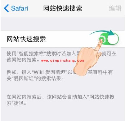 Safari开启网站快速搜索技巧