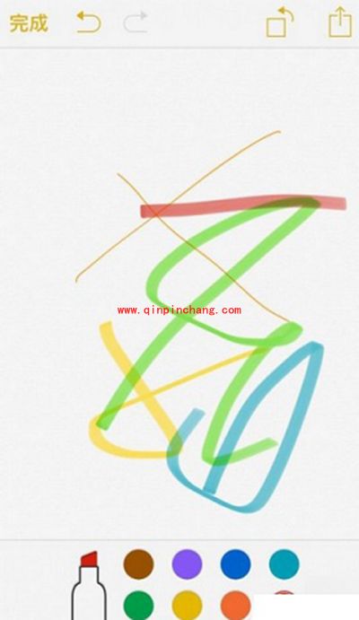 iOS9备忘录怎么画画