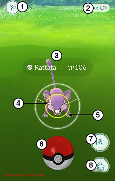 Pokemon GO 捕捉界面解析