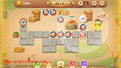 保卫萝卜3集市第八关卡金萝卜获取攻略