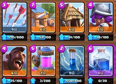 皇室战争人海野猪流冲杯攻略