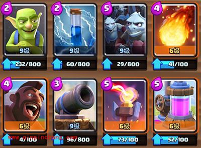 皇室战争冲杯推荐卡组之火猪流