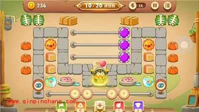 保卫萝卜3集市33关卡炮塔怎么搭建?集市33关卡金萝卜攻略