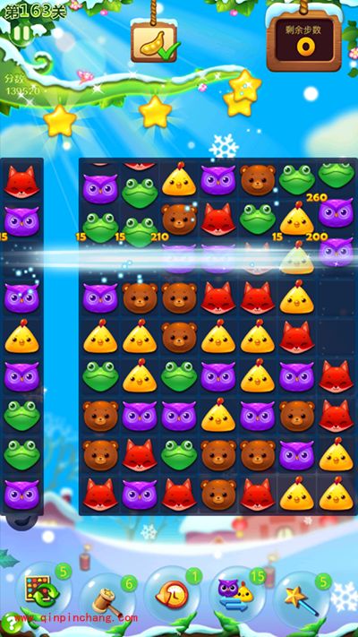 开心消消乐第163关怎么通关?第163关完美通关攻略