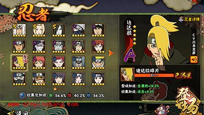 火影忍者手游淘汰赛忍者胜率排行榜