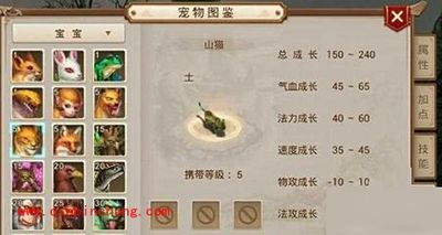 问道手游山猫属性介绍 山猫如何获取