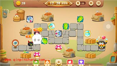 保卫萝卜3冒险模式集市32关卡金萝卜攻略