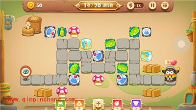 保卫萝卜3冒险模式集市32关卡金萝卜攻略