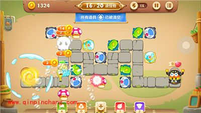 保卫萝卜3冒险模式集市32关卡金萝卜攻略