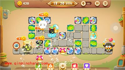 保卫萝卜3冒险模式集市32关卡金萝卜攻略