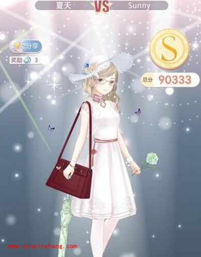 奇迹暖暖评选赛主题清秀佳人10w分搭配攻略
