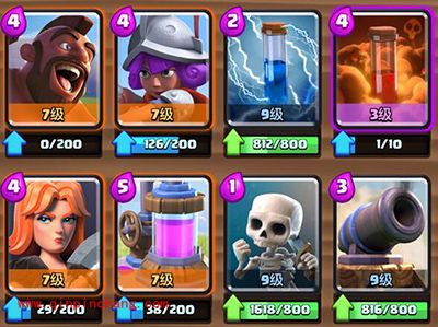 皇室战争新版毒药野猪冲分卡组攻略