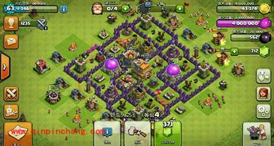 部落冲突7本毕业阵型3防空六芒星推荐