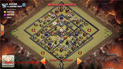 部落冲突手游天女女巫流3星11本打法