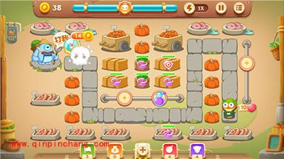 保卫萝卜3冒险模式集市第十关卡金萝卜攻略