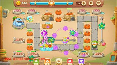 保卫萝卜3冒险模式集市第十关卡金萝卜攻略