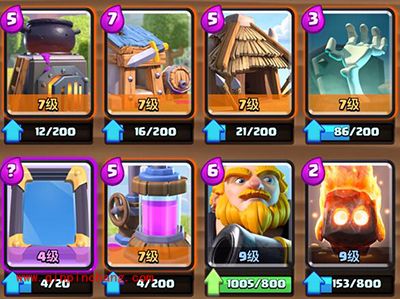 皇室战争新版本卡组测试：皇家四兵营