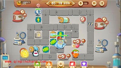 保卫萝卜3工厂主题20关卡金萝卜攻略