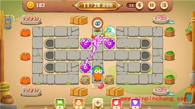 保卫萝卜3集市第七关卡怎么过？集市第七关卡金萝卜攻略