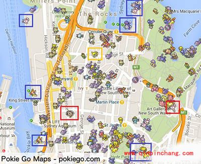 Pokemon GO 精灵位置都在哪?精灵分布位置图表