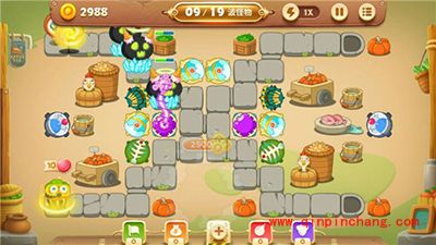 保卫萝卜3冒险模式集市14关卡金萝卜攻略