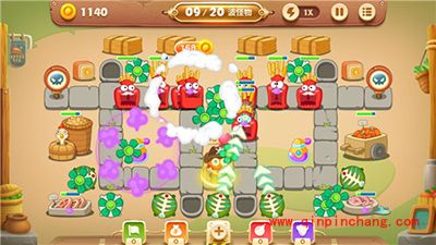 保卫萝卜3集市46关卡怎么通关?集市46关卡金萝卜攻略