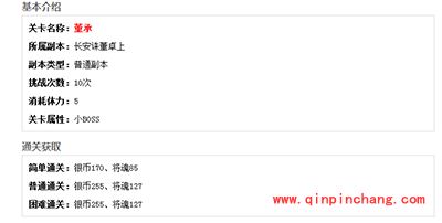 放开那三国董承副本掉落详解
