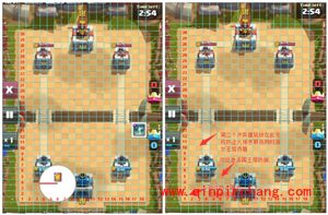 皇室战争手游建筑怎么摆放