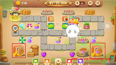 保卫萝卜3冒险模式集市34关卡怎么过?集市34关卡金萝卜攻略