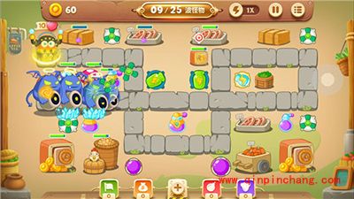 保卫萝卜3冒险模式集市34关卡怎么过?集市34关卡金萝卜攻略