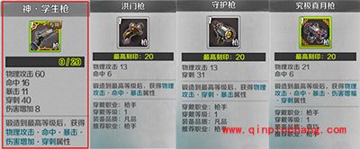 战斗吧剑灵火炮兰专属武器:学生枪华丽登场